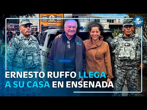 Ernesto Ruffo Appel llega a Ensenada tras 40 horas de viaje; enfrentará en casa proceso