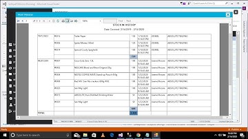 POS And Inventory System Tutorial Part 73 | Printing Stock In
