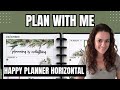 Plan With Me [Happy Planner Horizontal Layout]