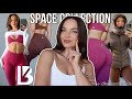 BUFFBUNNY SPACE COLLECTION TRY ON HAUL &amp; HONEST OPINION // boleros, curve legging, &amp; puffer jackets!