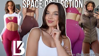 BUFFBUNNY SPACE COLLECTION TRY ON HAUL &amp; HONEST OPINION // boleros, curve legging, &amp; puffer jackets!