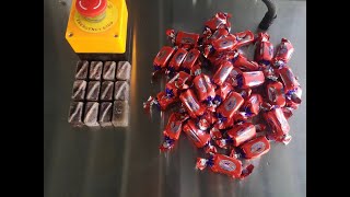 Chocolate candy double twist wrapping machine