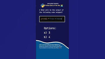 Python Quiz: Question 78 👨‍💻 #shorts