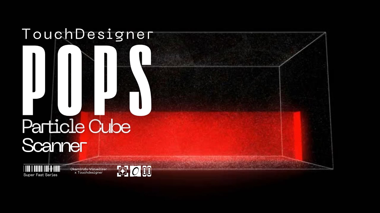Particle Cube Scanner - TouchDesigner POPs Tutorial (Limit + Noise)