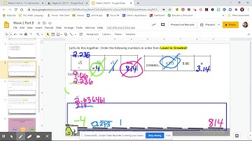 1.2B Ordering Real Numbers