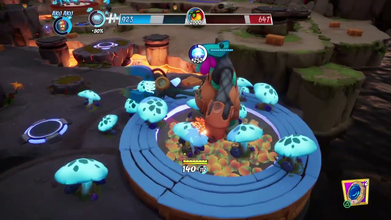 Crash Team Rumble: Getting Aku Aku & Capturing Gem Boost in Tar Valley (Top Performer)