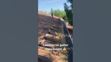 Commercial Gutter Replacement - Nor Cal Gutter Solutions #gutter #roofing #construction #sacramento