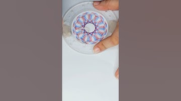 "Ultimate Spirograph Guide: How to Draw Perfect Geometric Art" #asmr #spirograph #art #shorts2024