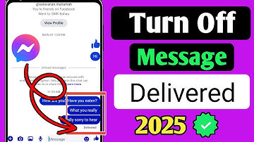 How To Turn Off Message Delivered Tick Marks on Messenger | Hide Seen Message On Messenger 2025