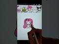 Hello kittykeroppimy melodycinnamorollkuromi melanyliahutur8cl  hellokitty drawing cute