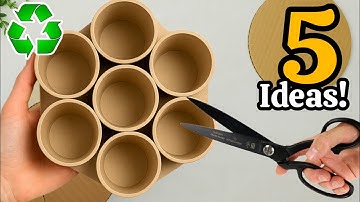 Transforming Cardboard Rolls & Jute♻️😱 5 GENIUS Recycling Ideas That Will Amaze You!
