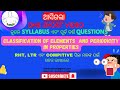 CLASSIFICATION OF ELEMENTS AND PERIODICITY IN PROPERTIES (WITH PRIVOUS YEAR QUESTIONS) FOR LTR, RHT
