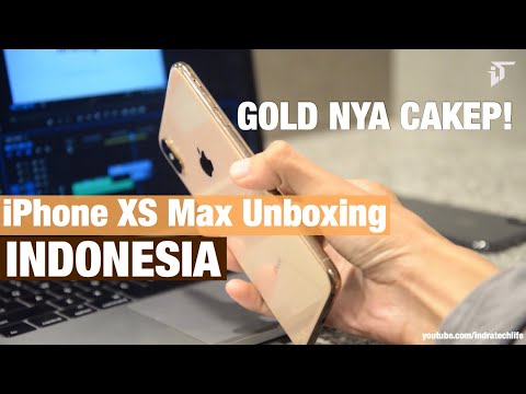 Review  amp  Unboxing iPhone XS Max Gold  amp  Grey - Indonesia by iTechlife