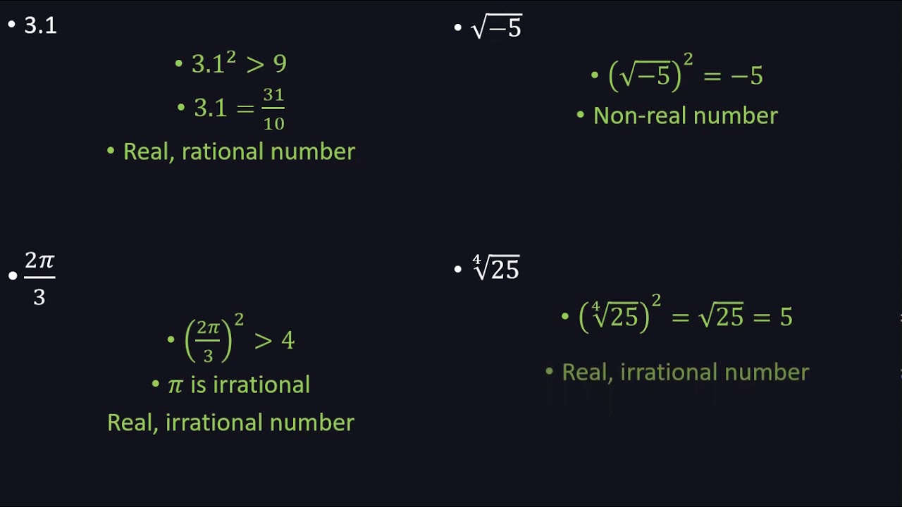 Types Of Numbers Numbers 13 O Level Math Youtube