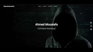 Developer Portfolio Website Video