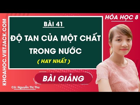 Video: Một số chất không tan trong nước là gì?