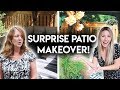 SURPRISE PATIO MAKEOVER **DECORATE WITH ME**