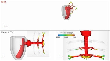 Centrifugal Casting of a Jewelry Ring Tree | FLOW-3D CAST