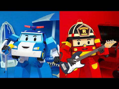 Robocar POLI Renkli Bölümler│Renkleri Öğrenin│Dört Renkli Oyun Evi│Robocar POLI çizgi film