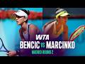 Belinda Bencic vs. Petra Marcinko | 2026 Madrid Round 2 | WTA Match Highlights