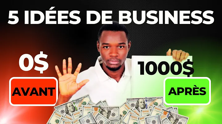 Si tu veux sortir de la galère, voici 5 business à lancer avec zéro $