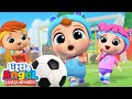 Asyiknya Olahraga! ⚽️🏀 Lagu Anak - Sepakbola dan Bola Basket | Little Angel Bahasa Indonesia