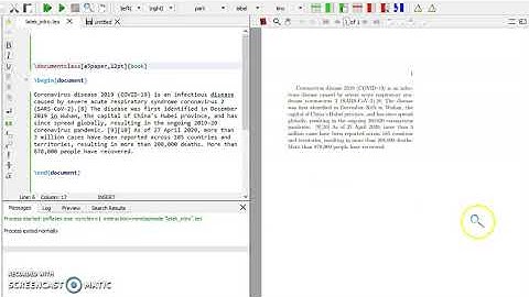 Latex Tutorial Video-1; Prepare a LATEX Input File