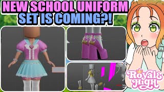 NEW SCHOOL UNIFORM SET CONFIRMED FOR ROYALE HIGH! New Heels & MORE! (Roblox)