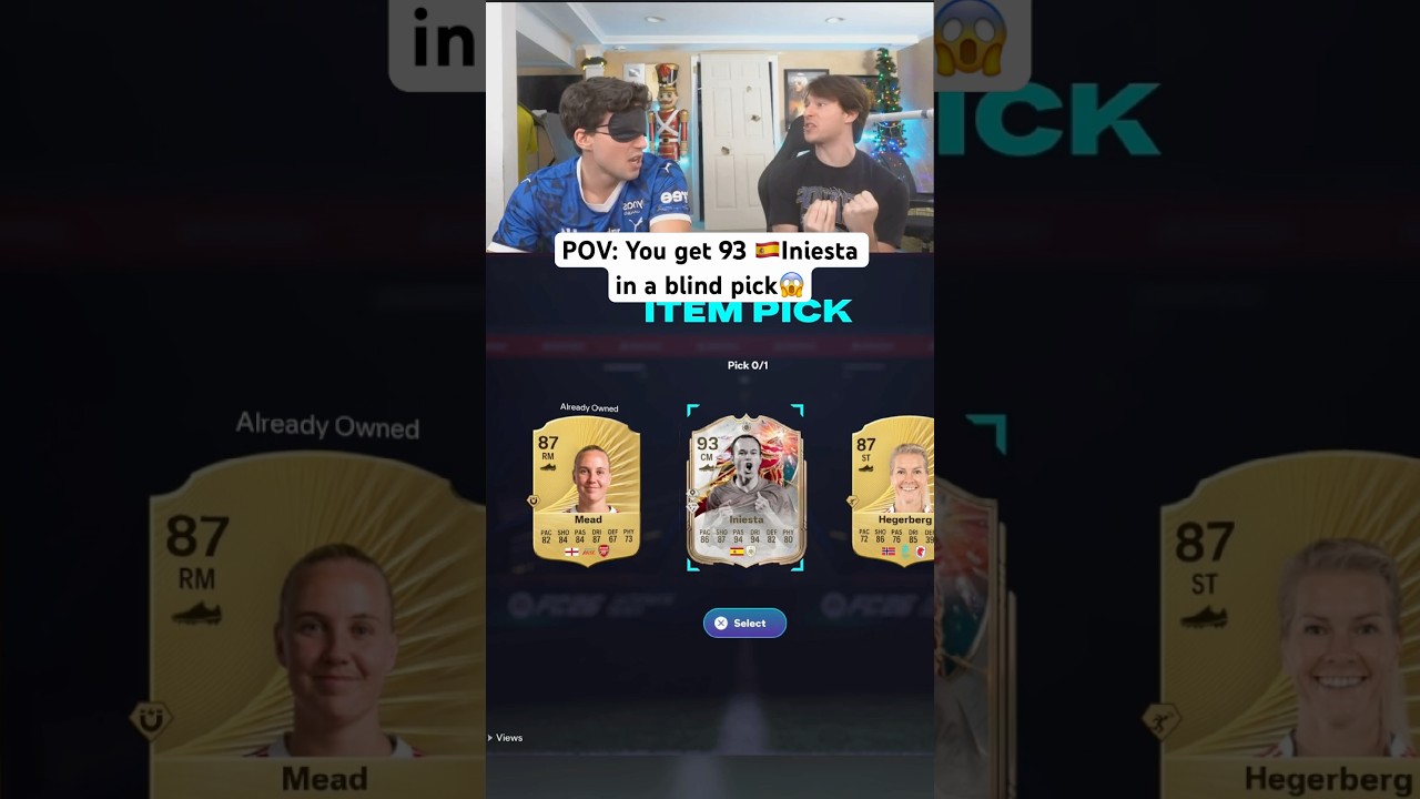 POV: You get 93 🇪🇸Iniesta in a blind pick😱