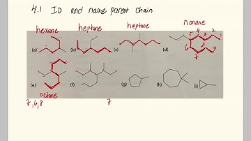 Finding the parent chains in alkanes [ORGANIC CHEMISTRY]