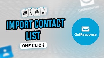 How to add contacts to GetResponse lists | GetResponse Help