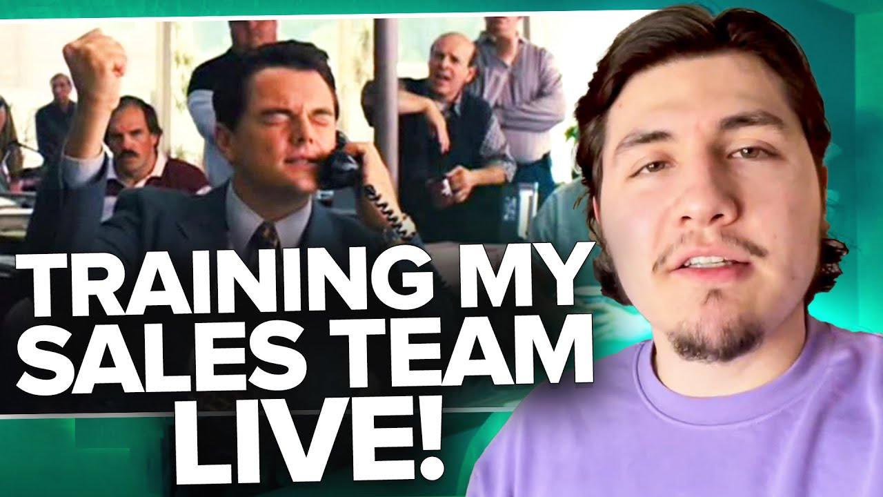 SMMA Sales Training: LIVE Sales Meeting With My Team