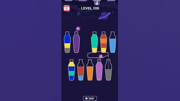 water sort Puzzle Level 109 #viralvideo #games #waterpuzzlegame #gaming #gameplay #waterpuzzle #