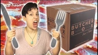 I Ate Meat from a Box! | BUTCHER BOX SUBSCRIPTION SERVICE | Unboxing Review + DISCOUNT CODE