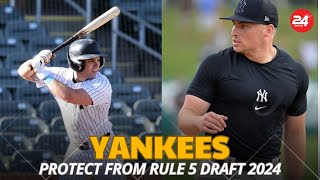 "Yankees Add Caleb Durbin and Jesus Rodriguez to 40-Man Roster | Protect from Rule 5 Draft 2024"