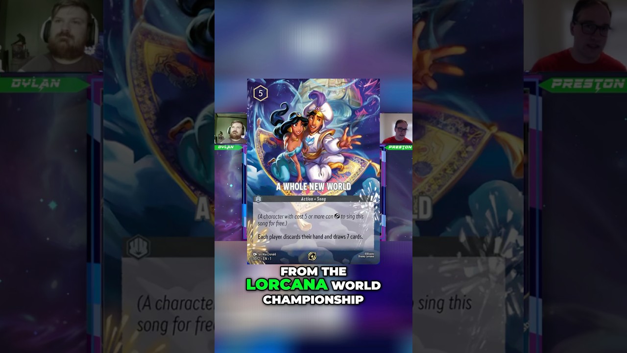 How can you receive this "A Whole New World" #lorcana promo?  -  YouTube