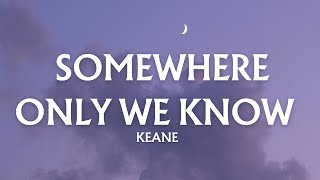 Keane - Somewhere Only We Know Lyrics