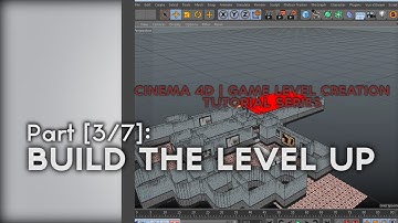 Cinema 4D Tutorial | Game Level Creation Pt.3/7 | Build Game Level Up