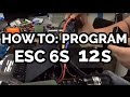 Diy electric skateboard how to program esc 6s 12s