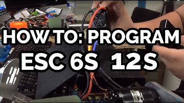 DIY Electric Skateboard: How To Program ESC 6S 12S
