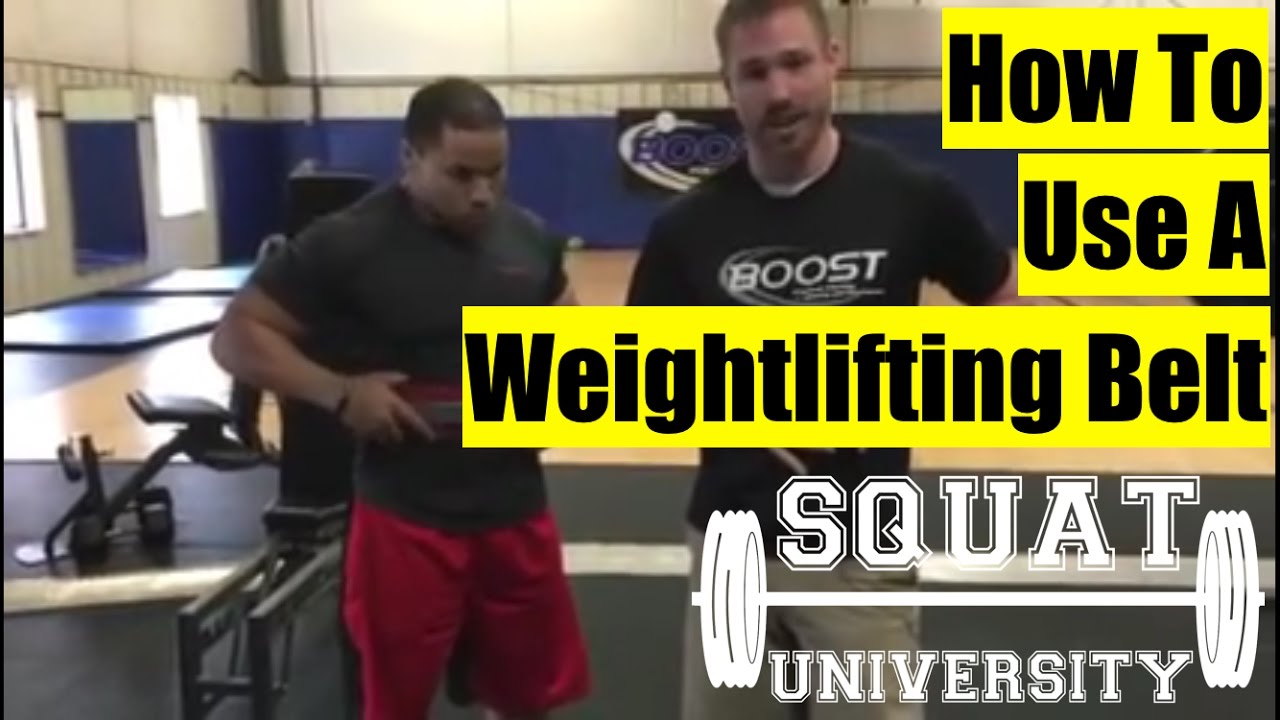 How to Use a Weightlifting Belt – Squat University