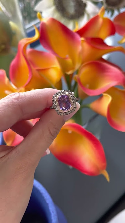 REEDS Jewelers Le Vian® 1ctw Chocolate Diamonds® and Diamonds Grape Amethyst™ Ring