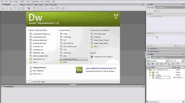 Creating CSS Website from Scratch - Dreamweaver CS3