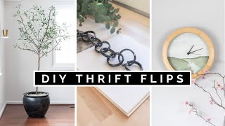 THRIFT FLIP DIY HOME DECOR | DIY FAUX OLIVE TREE & MORE | AFFORDABLE & EASY