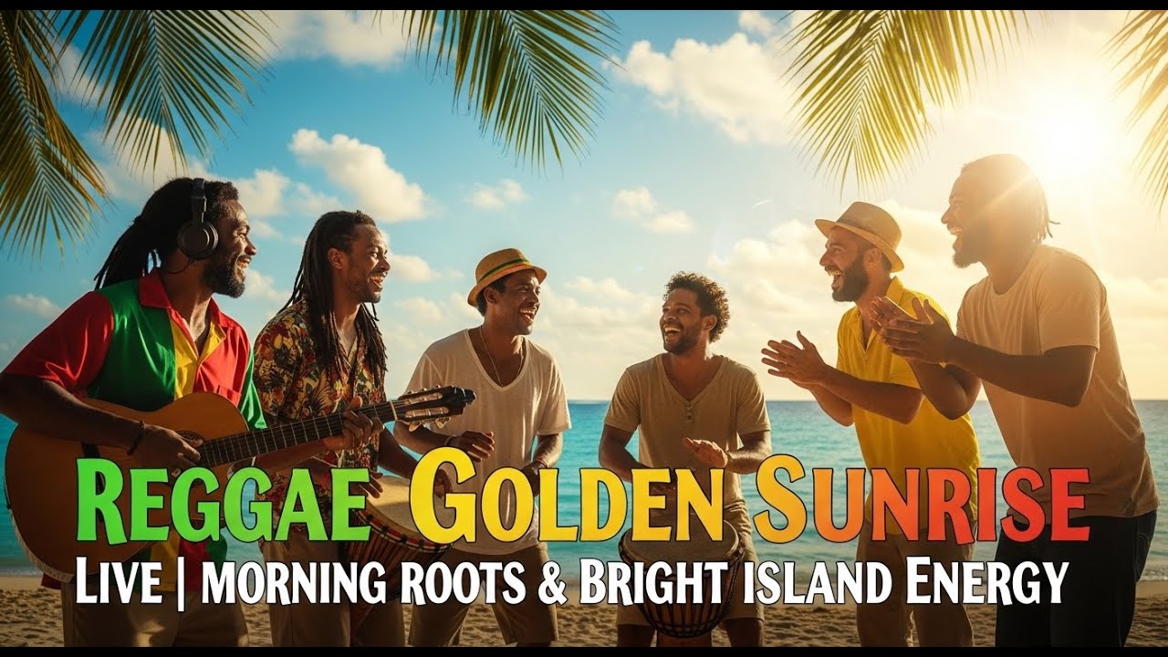 Reggae Sun Rise โ๏ธ Reggae Golden Sunrise Live | Morning Roots & Bright Island Energy ...