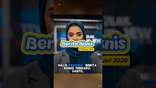Berita Bisnis Terbaru: Sabtu, 21 Februari 2026. #berita #bisnis #emas #forex #kripto #saham