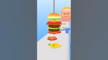 ||🍔🍔🍔 burger 🍔🍔🍔|| Gameplay walkthrough Android,IOS All Level #shorts #games #funny