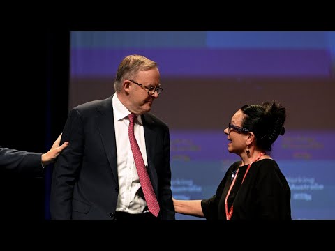 ‘It’s time for recognition’: Linda Burney makes Voice push during ALP’s final conference day