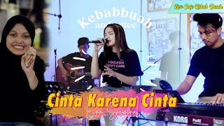 Cinta Karna Cinta ~ Mufly Key feat Era Syaqira || Cover Live Akustik Cafe Kebab Buah Muncar