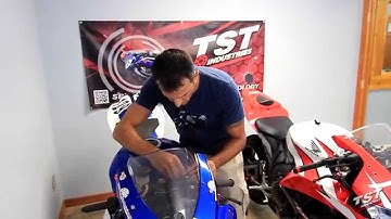 How to: Motorcycle Fork Preload Adjusters Installation by TST Industries